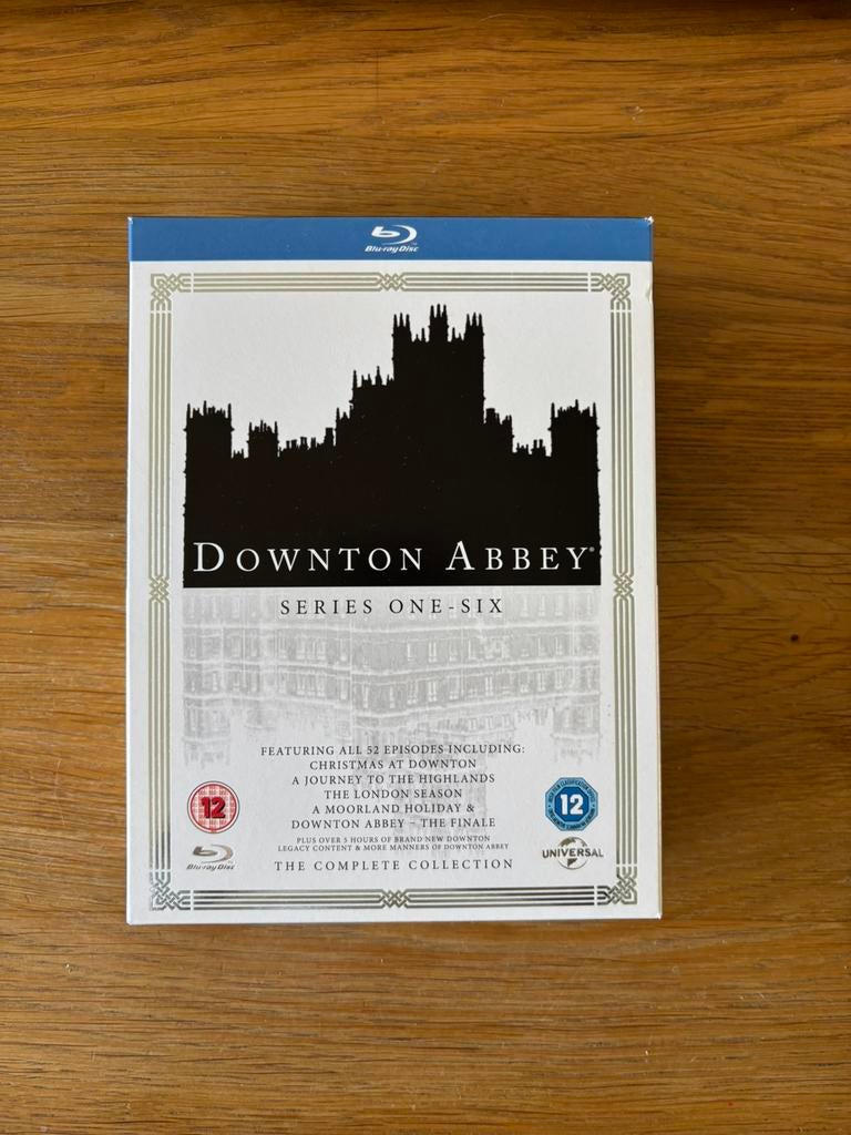 Downton Abbey series 1-6 complete - Blu-Ray, Ophalen of Verzenden, Zo goed als nieuw, Tv en Series