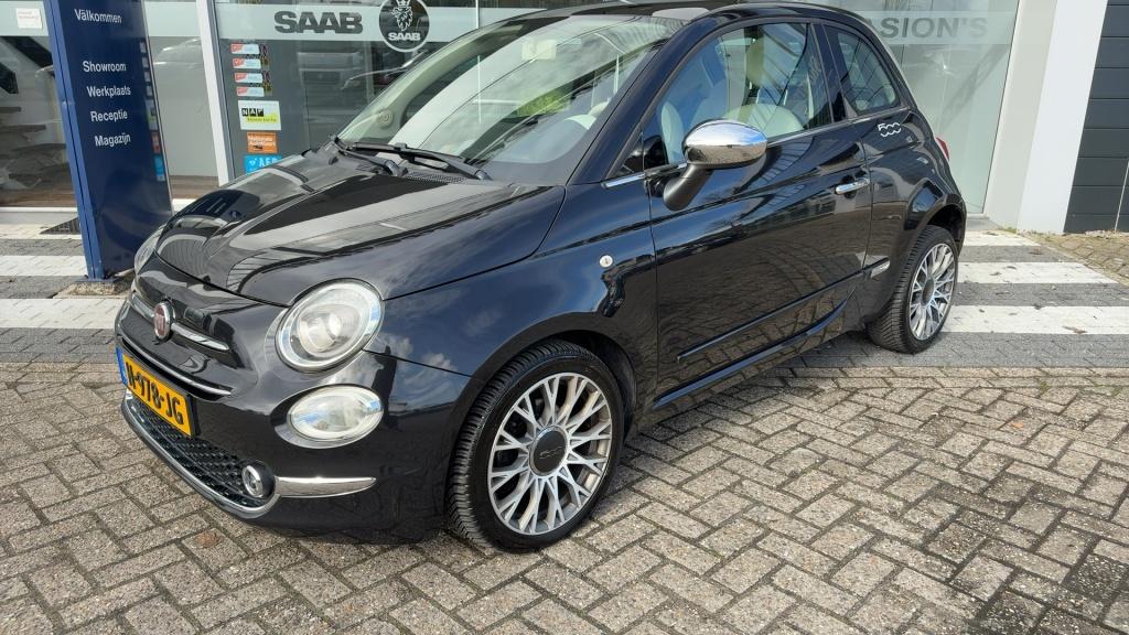 Fiat 500 1.2 Lounge Apple CarPlay | Cruise control | Airco, Stof, Gebruikt, 4 cilinders, 840 kg