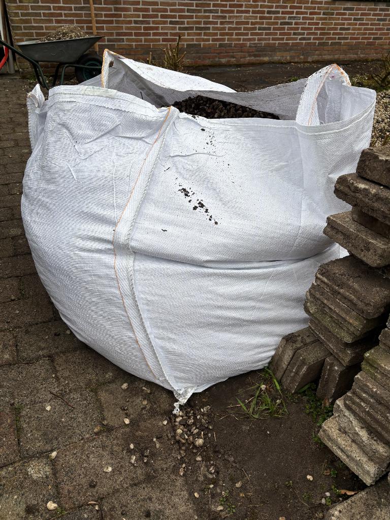 Bigbag grind, Tuin en Terras, Grind, Keien en Split, Ophalen, Overige materialen, Gebruikt, Grind