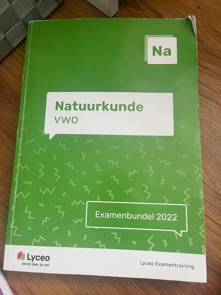 Lyceo examenbundel natuurkunde, Boeken, Schoolboeken, Ophalen of Verzenden, Zo goed als nieuw, VWO, Natuurkunde