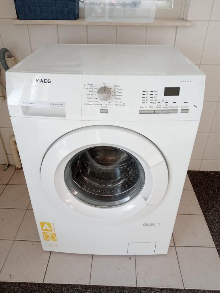 AEG Lavamat Exclusiv wasmachine 7kg, Witgoed en Apparatuur, Ophalen, Gebruikt, 1200 tot 1600 toeren, 6 tot 8 kg