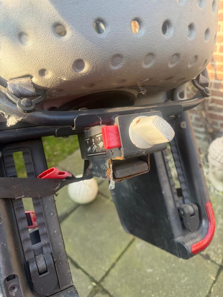 Yepp Achterzitje Fietsstoeltje - Gebruikt, Fietsen en Brommers, Ophalen, Achterzitje, 9 t/m 36 kg, Gebruikt