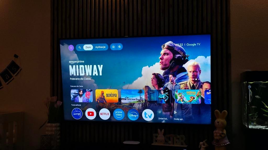 Samsung 65 inch 4K TV met google tv streamer, Audio, Tv en Foto, Televisies, Ophalen, LED, 50 Hz, Zo goed als nieuw