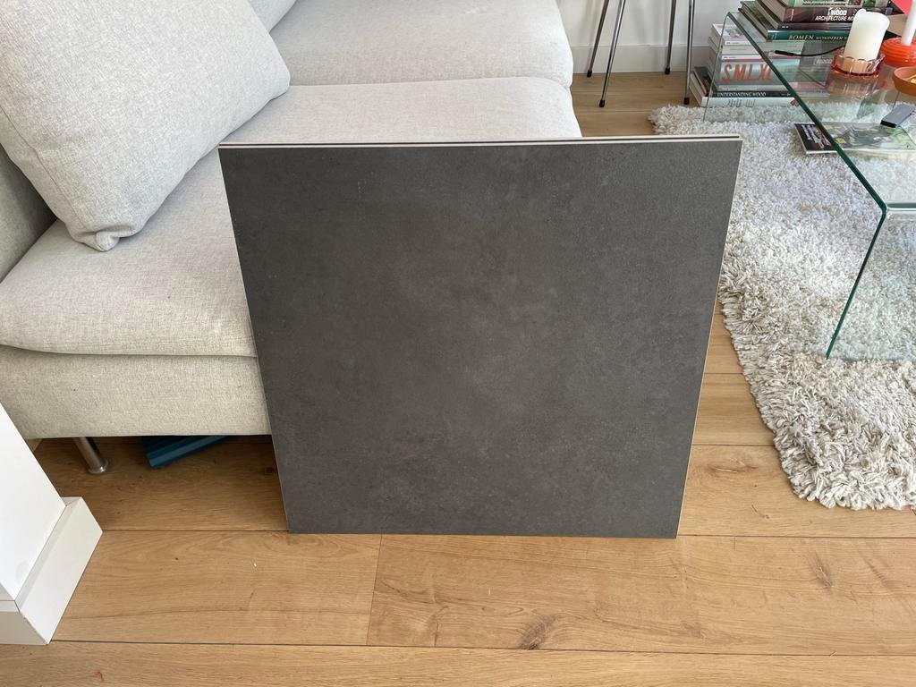 5m2 VitrA 60x60cm vloertegels Antraciet, Ophalen, 40 tot 60 cm, 40 tot 60 cm, Keramiek