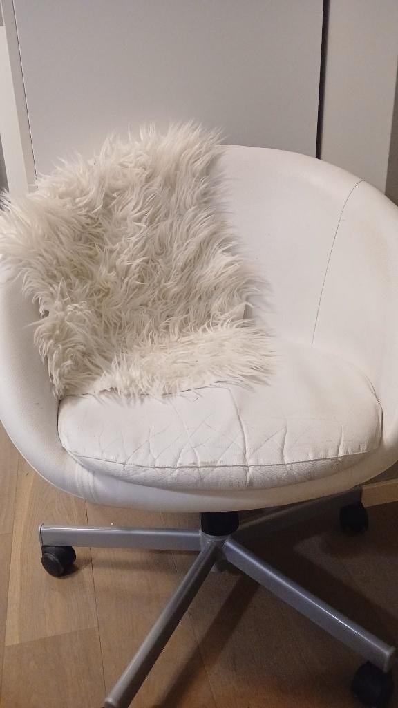 Witte bureaustoel IKEA, Ophalen, Gebruikt, Wit, Bureaustoel