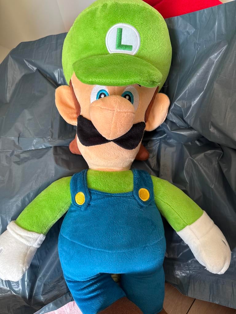 Luigi knuffel, Gebruikt, Overige karakters, Overige typen, Ophalen of Verzenden