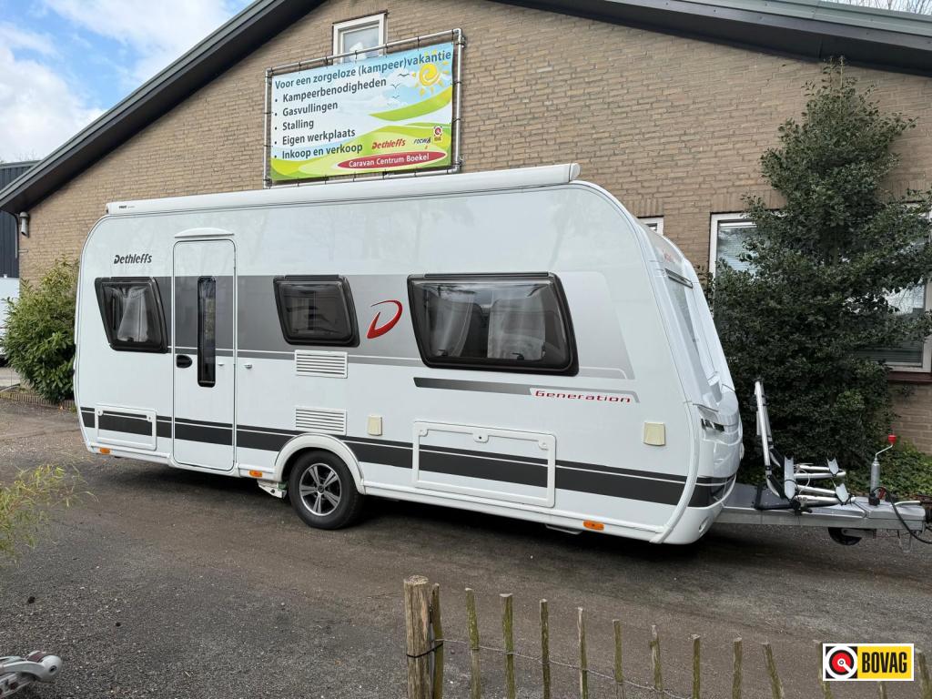 Dethleffs Generation 465 EL +luifel+mover+airco, Dethleffs, 5 tot 6 meter, Overige typen, Luifel
