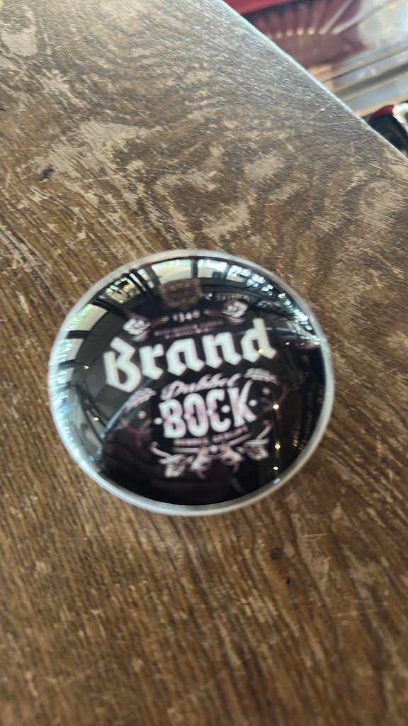 Taplems brandbier rond mancave bar, Ophalen of Verzenden, Gebruikt, Lichtbak of (neon) lamp