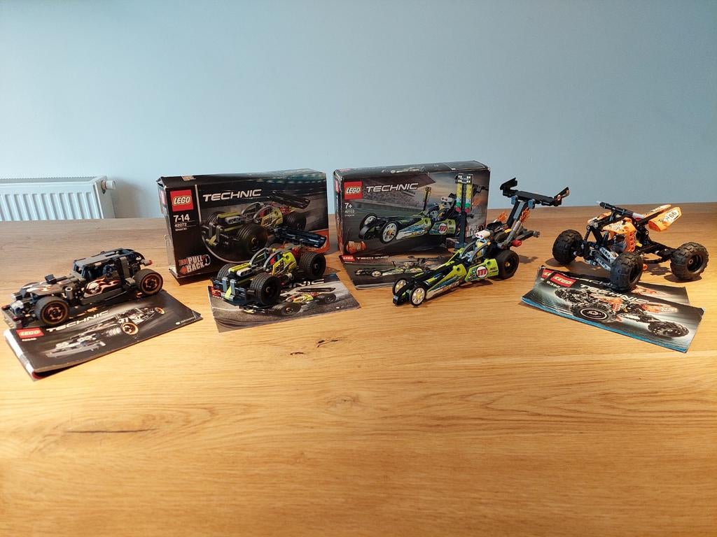 4x Lego Technic sets 9392, 42103, 42072 en de 42046, Ophalen of Verzenden, Zo goed als nieuw