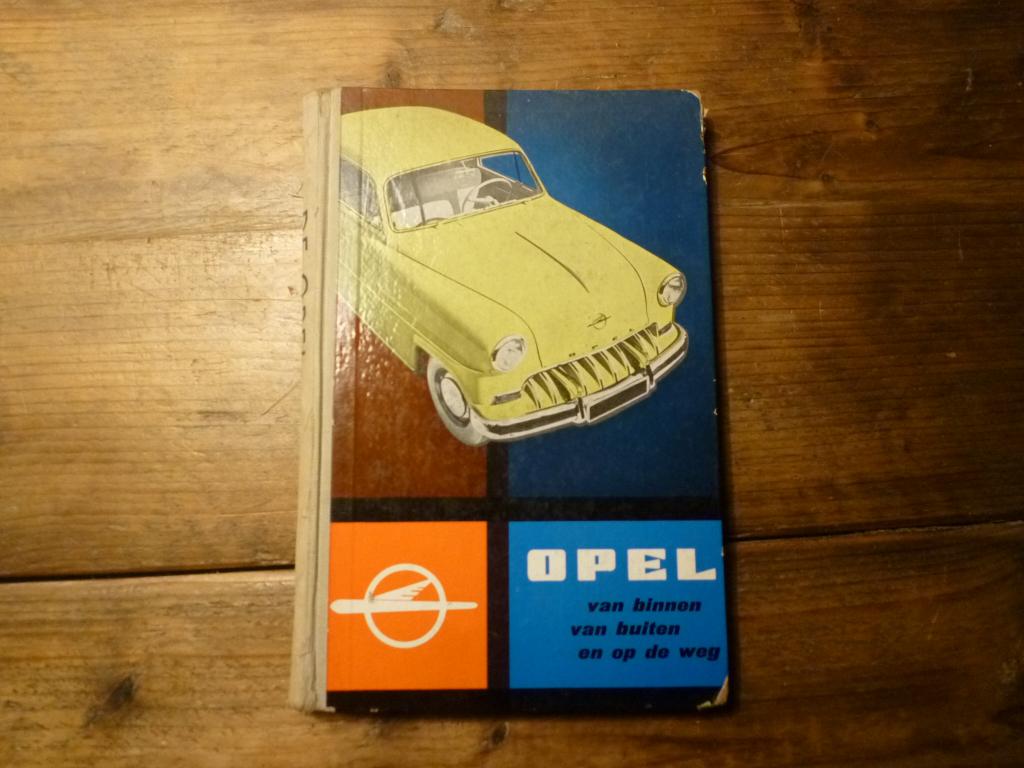 Opel Kapitan Rekord boek 1955, Ophalen of Verzenden, Gelezen, Opel