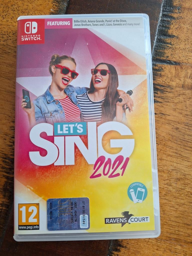 Let's Sing 2021 - Nintendo Switch (Muziekgame), Spelcomputers en Games, Games | Nintendo Switch, Muziek, Ophalen of Verzenden