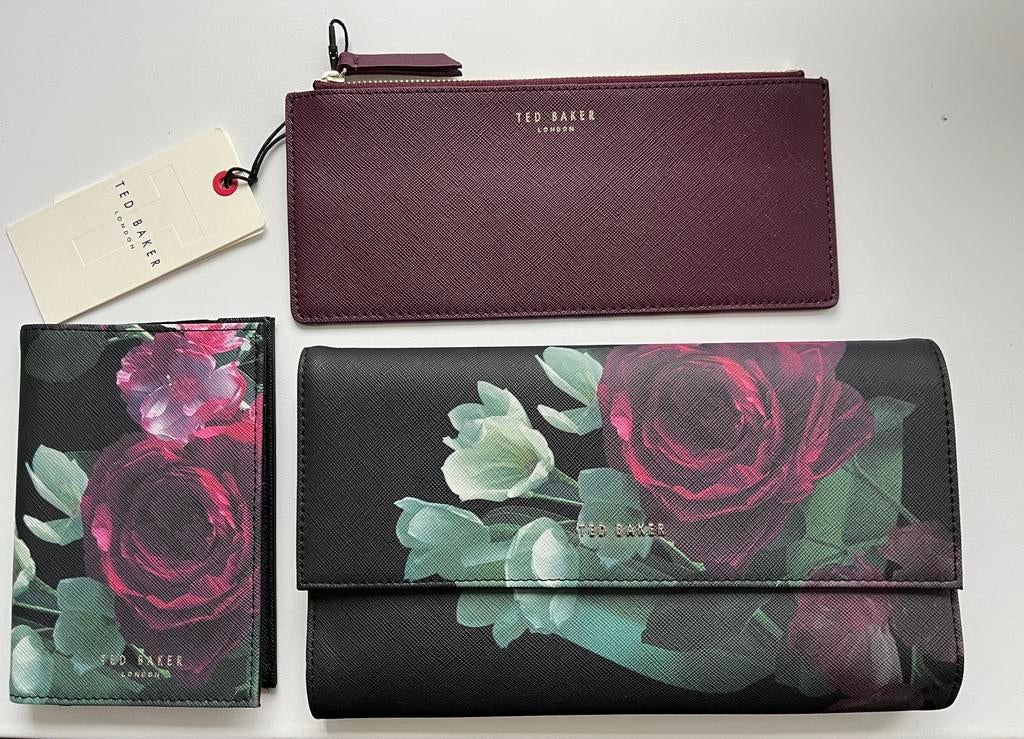 🌷Travel wallet voor oa paspoort en reisdocumenten Ted Baker, Verzenden, Nieuw, Overige kleuren, Overige merken