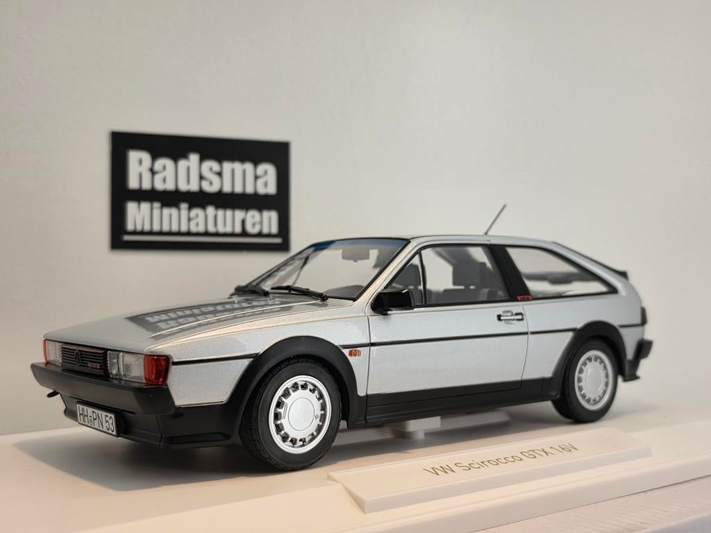 Volkswagen Scirocco GTX Mk2 - Grijs - 1:18 Norev, Auto, Nieuw, Norev, Ophalen of Verzenden