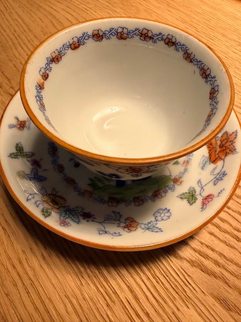 Antiek Mosa Maastricht Decor 373 Porselein Servies, Ophalen of Verzenden