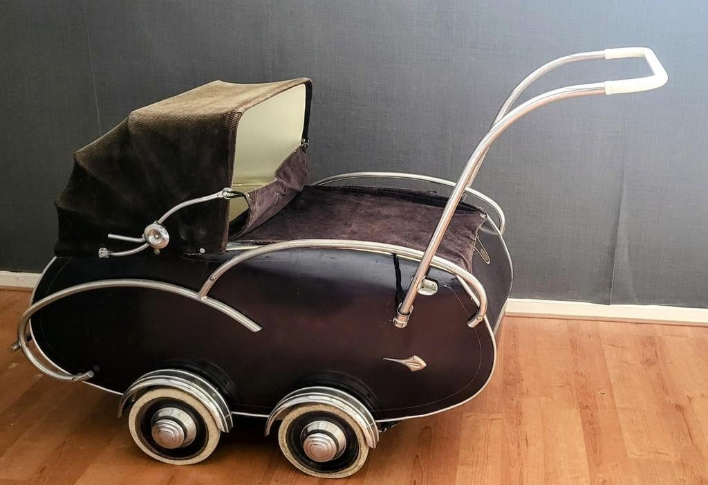 Antieke kinderwagen omstr.1940, Antiek en Kunst, Antiek | Overige Antiek, Ophalen