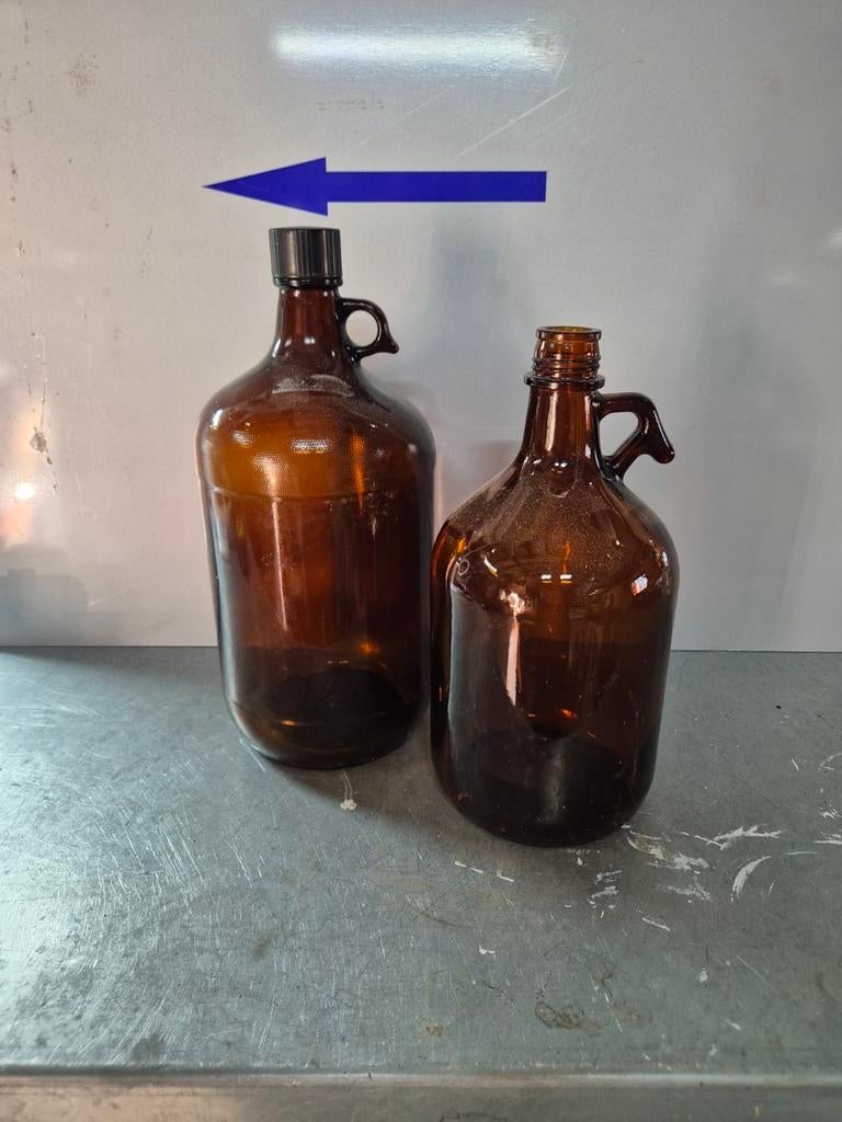 Apothekers flessen bruin, Ophalen of Verzenden