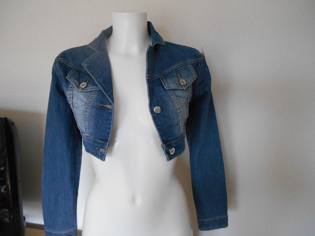 Jurk Spijkerjas Vest Bodywarmer Winterjas Spijkerjurk XS/S, Blauw, Nieuw, Ophalen of Verzenden, Jasje