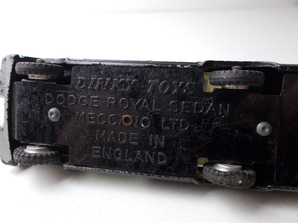 1961 Dinky Toys 258 DODGE ROYAL SEDAN "POLICE" I.g.st. (-D-), Ophalen of Verzenden, Zo goed als nieuw, Auto, Dinky Toys