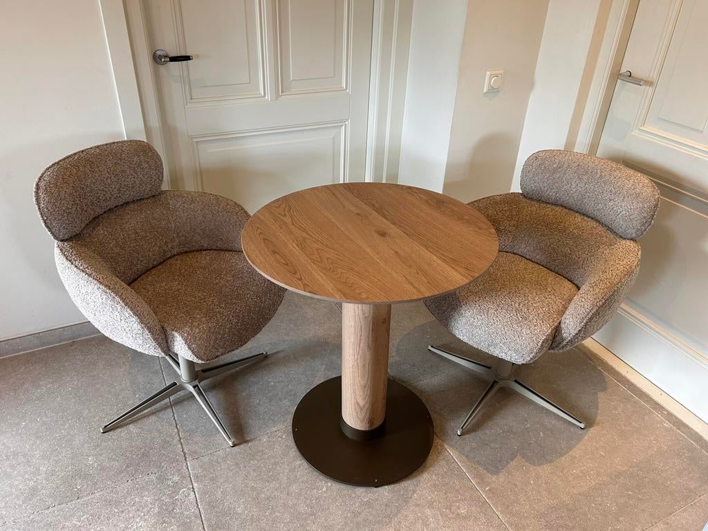 PMP Furniture eetkamerstoel Diana Khaki nieuw 4ST, Huis en Inrichting, Ophalen, Nieuw, Vier, Stof