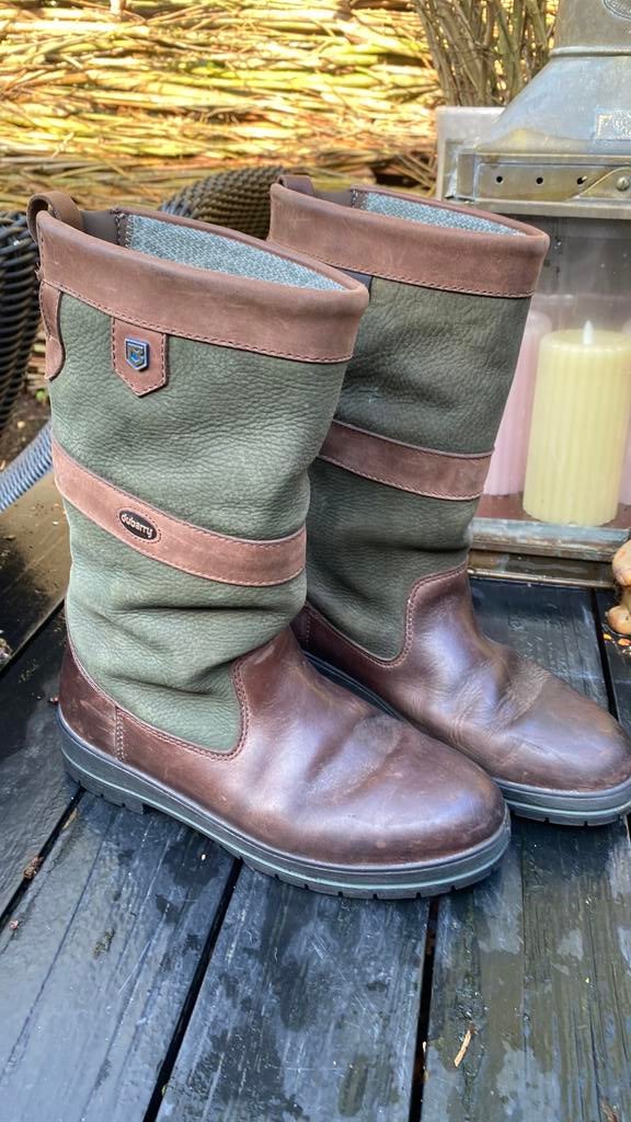 DUBARRY KILDARE BRUIN/GROEN mt 40 (=39), Kleding | Dames, Schoenen, Ophalen of Verzenden, Zo goed als nieuw, Bruin