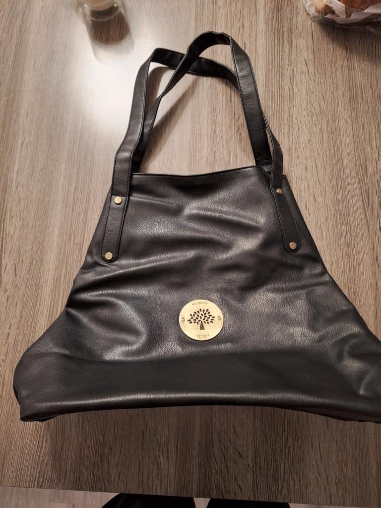 Mulberry tote bag( black), 30 cm of meer, Zwart, Minder dan 35 cm, Ophalen of Verzenden