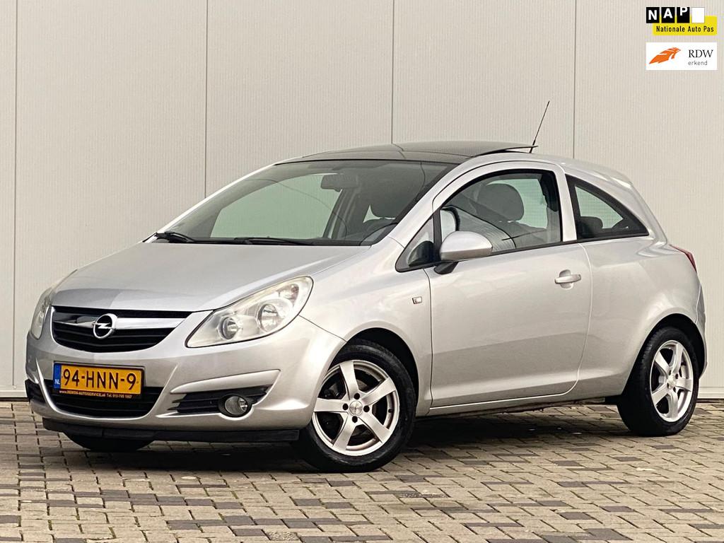 Opel Corsa 1.2-16V Cosmo AUTOMAAT OPENDAK, 450 kg, 1229 cc, Origineel Nederlands, Bedrijf