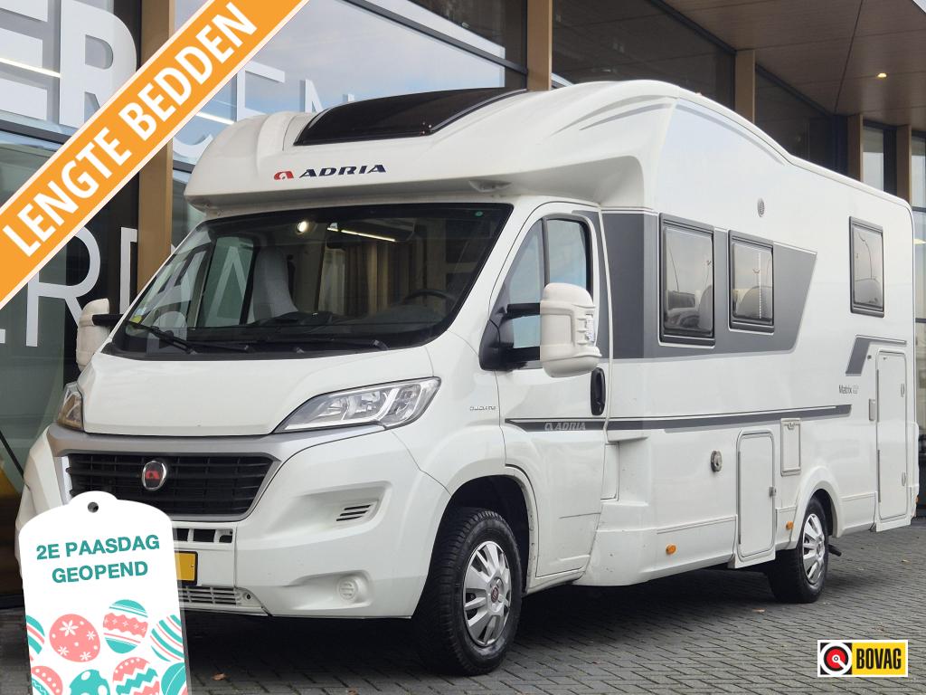 Adria Matrix Plus 670 DL face to face, Caravans en Kamperen, Campers, Fiat, Afzuigkap, Bedrijf, Adria