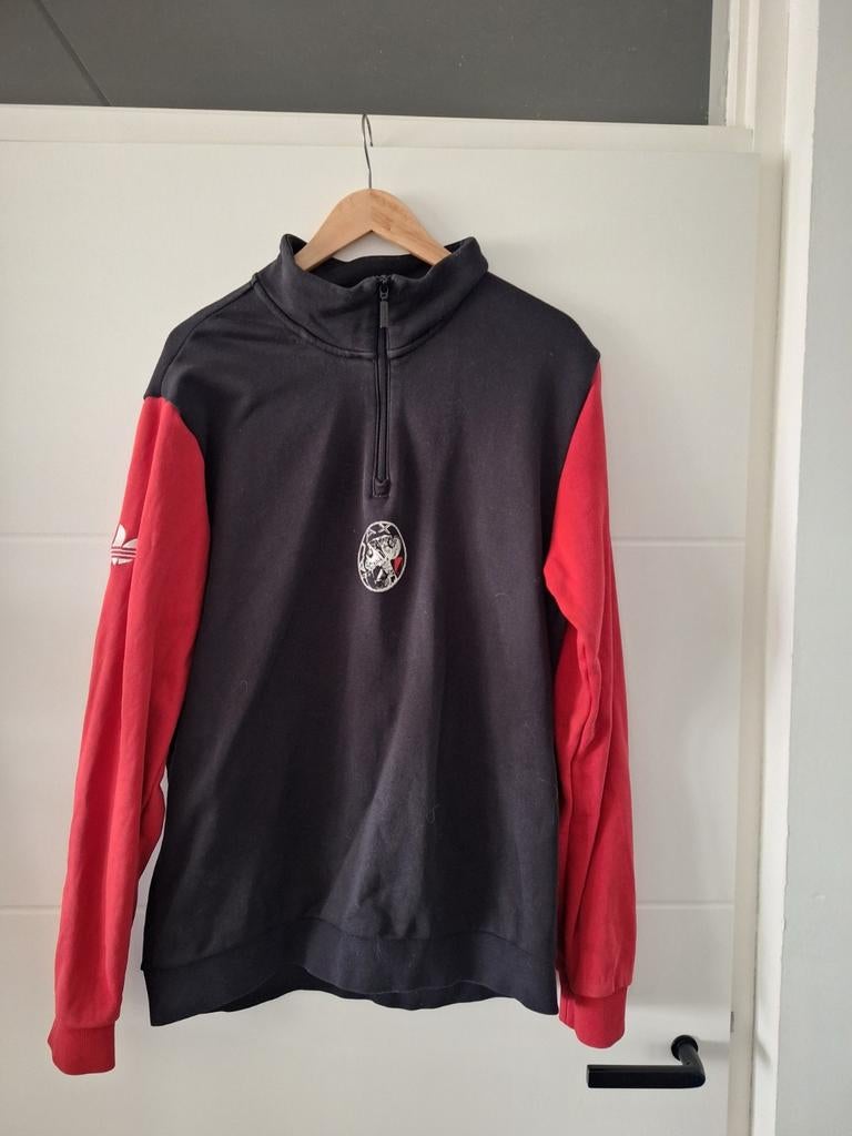 Ajax trui oude logo, Verzenden, Zo goed als nieuw, Blauw, Voetbal