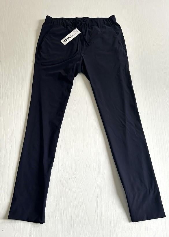 NIEUW! TRVL DRSS Zenggi travel broek track pants blauw XS, TRVL DRSS Zenggi, Nieuw, Maat 34 (XS) of kleiner, Lang