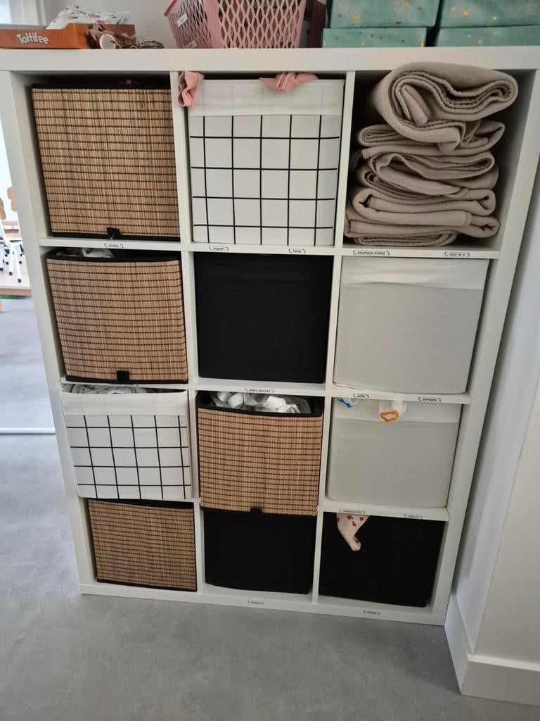 2x IKEA Kallax kasten met 3x4 vakken, Ophalen of Verzenden, Zo goed als nieuw