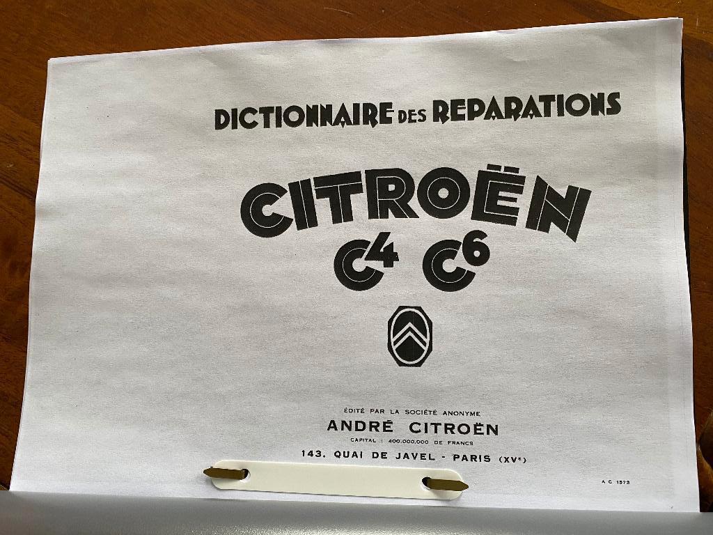 Citroen ac4 herstel handboek 1929 tot 1933 oldtimer, Auto diversen, Handleidingen en Instructieboekjes, Ophalen of Verzenden