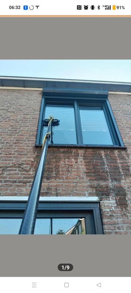 Terras reinigen glazenwasser ramen wassen dakkapel reinigen