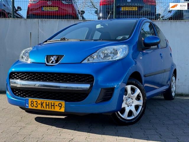 Peugeot 107 1.0-12V Sublime/AIRCO/LAGE KMSTAND/ZEER NETTE AU, Voorwielaandrijving, Stof, Gebruikt, Zwart