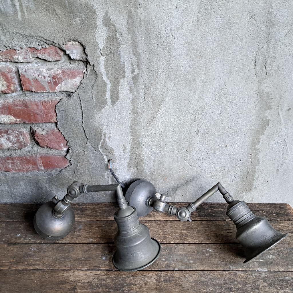 1x Landelijke muurlamp wandlamp mat chroom *Etage3*, ., Ophalen of Verzenden, Zo goed als nieuw, .