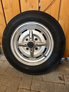 Reserve wiel voor VW Kever (Metzeler), Ophalen, Gebruikt, 15 inch, Banden en Velgen