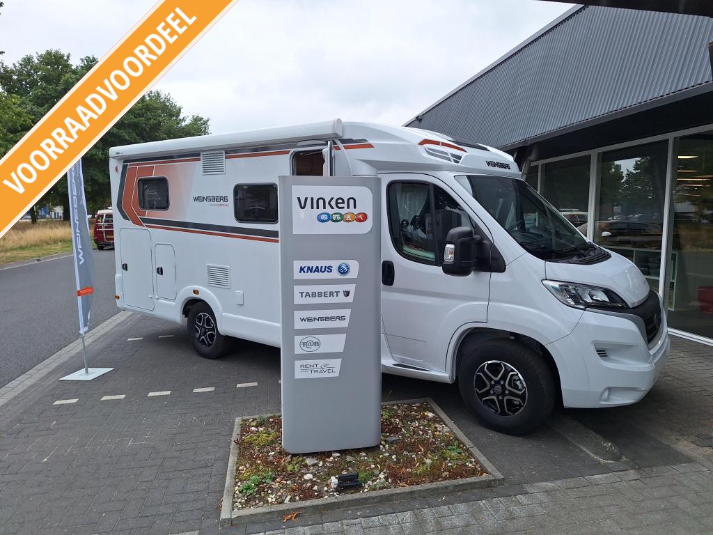 Weinsberg CaraCompact Pepper 600 MEG FULL OPTIONS (VOORDEEL), Rookmelder, Ringverwarming, Fiat, Koelkast