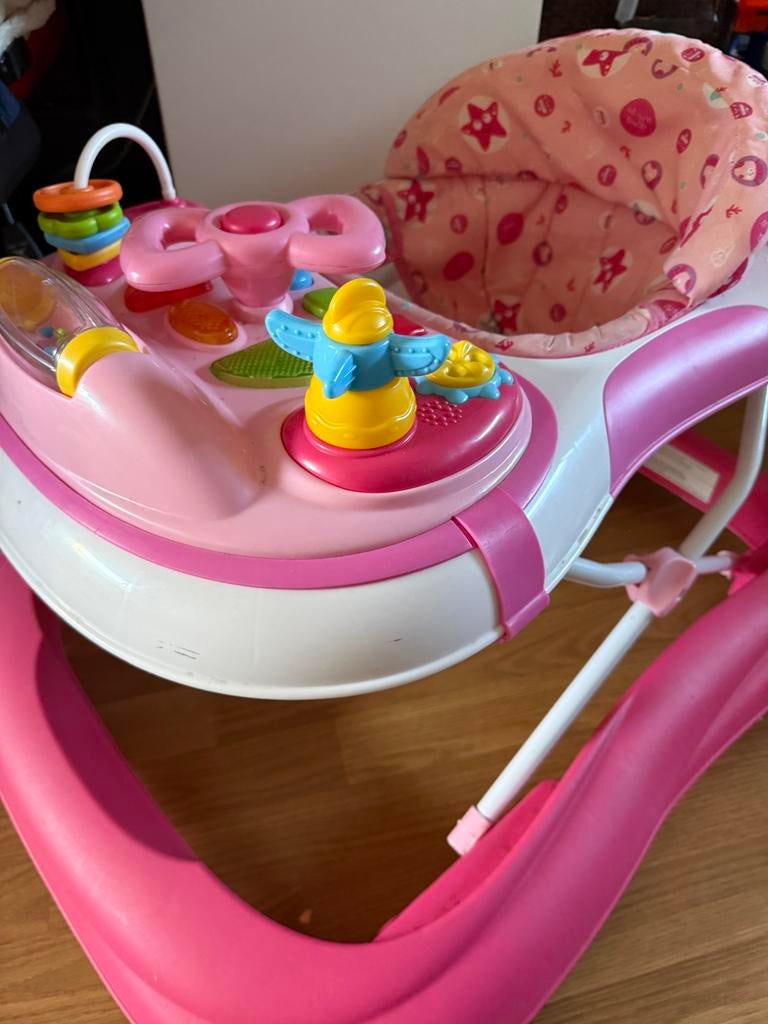 Loopkarretje met geluid, Kinderen en Baby's, Speelgoed | Buiten | Voertuigen en Loopfietsen, Ophalen, Zo goed als nieuw