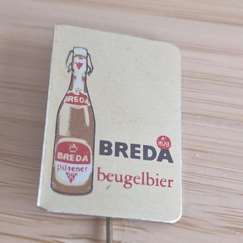 SPELDJE Breda beugelbier, Verzamelen, Speldjes, Pins en Buttons, Ophalen of Verzenden, Zo goed als nieuw, Overige onderwerpen