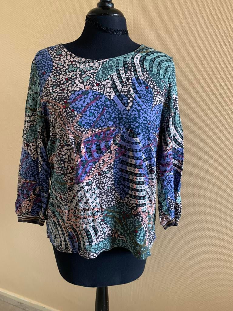 Sandwich top. Maat 36. Meerkleurig., Kleding | Dames, Tops, Ophalen, Overige kleuren, Zo goed als nieuw, Maat 36 (S)