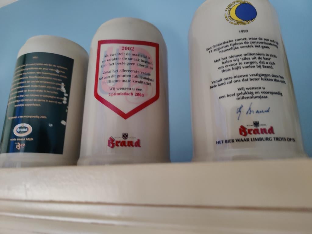 Brand bier bierpullen, Ophalen, Zo goed als nieuw, Brand