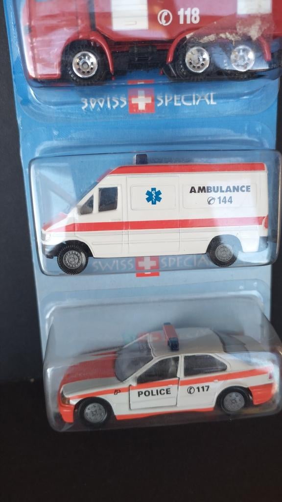 BMW 3 Serie e36 ambulance police Siku 1819 Swiss Pol, Hobby en Vrije tijd, Schlittenbacherstrasse 60 Lüdenscheid Germany, Auto