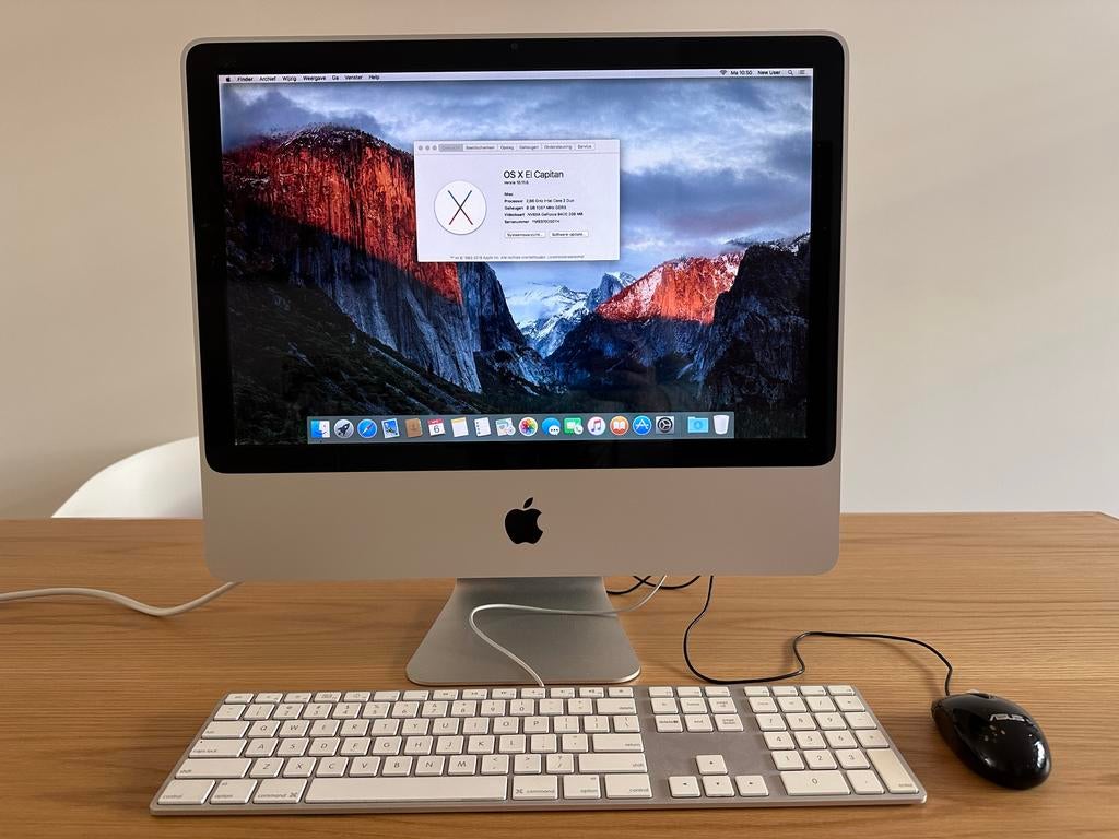Apple iMac 20” Early 2009 2.66GHz 1TB 4GB RAM | A1224, Gebruikt, 2 tot 3 Ghz, 20 inch, HDD