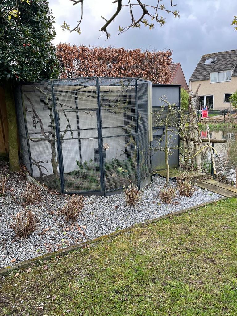 Voilaire van aluminium, Ophalen, Gebruikt, Aluminium, Volière