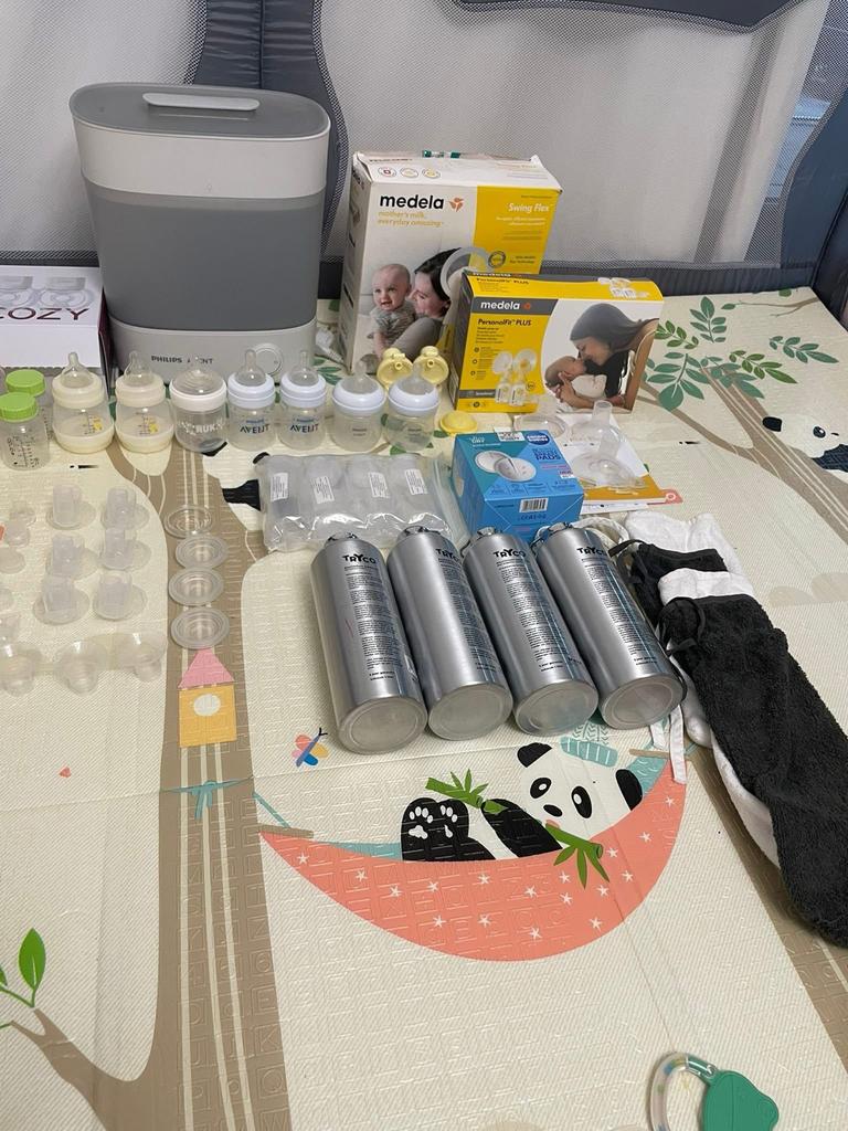 Diverse kinderspullen: flessen, kolfaccessoires, sterilisato, Ophalen, Gebruikt