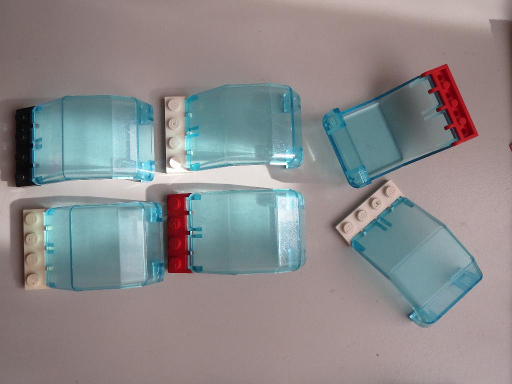 nr. 3523, 6 Helicopterramen, 2483., Ophalen of Verzenden, Gebruikt, Complete set, Lego