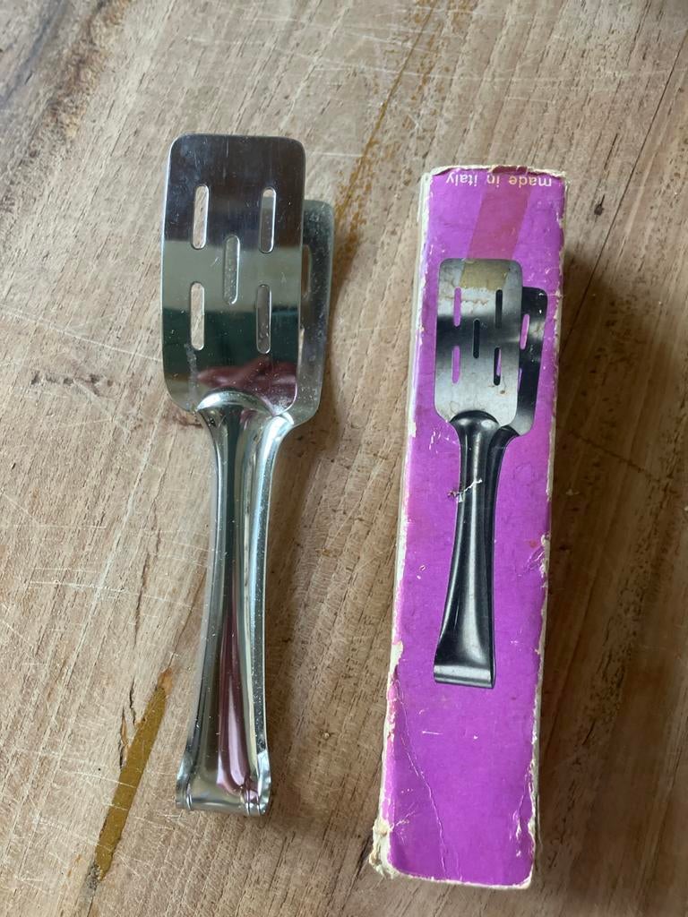 Vintage Alessi Gebakstang - Inox 18/10, Ophalen of Verzenden