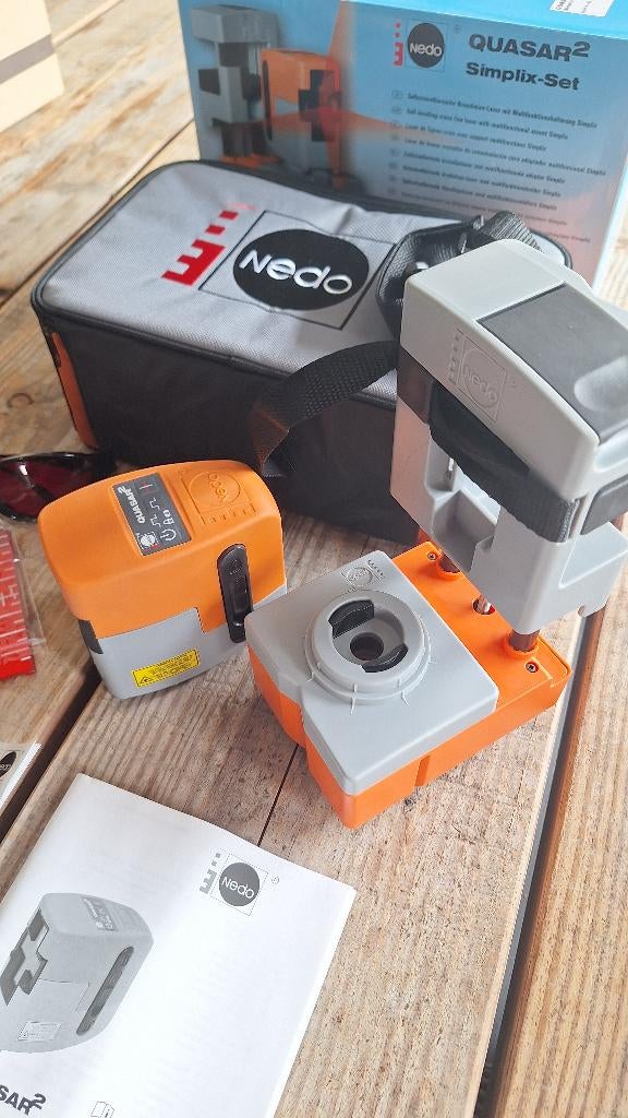 Nedo Quasar2 Simplix Set Laser bouwlaser NIEUW!, ,, Nieuw, Ophalen of Verzenden, ,