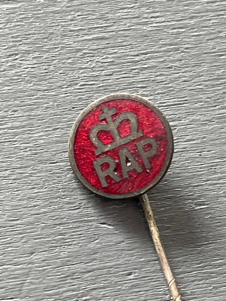 Vintage RAP Stokvis Brommers Speldje - Zeldzaam Verzamelobje, Gebruikt, Ophalen of Verzenden, Nvt, Nvt