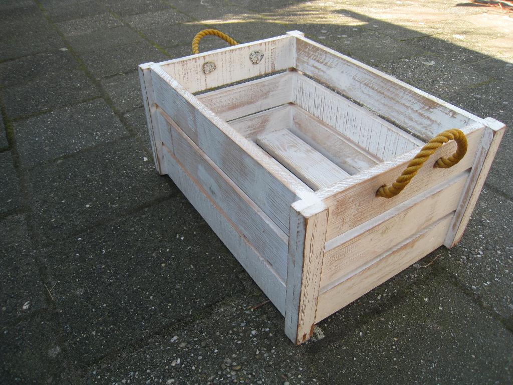 Mooi decoratief houten krat 54x40x25 cm, Minder dan 50 cm, 50 tot 100 cm, Ophalen of Verzenden, Zo goed als nieuw