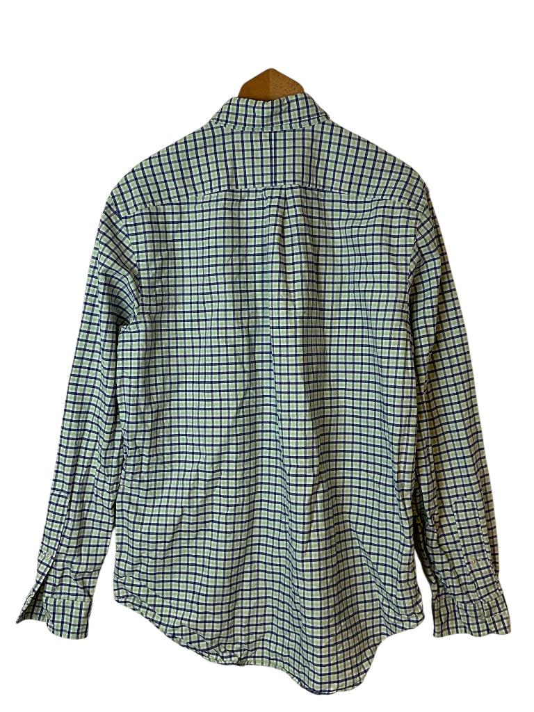 Ralph Lauren blouse L, Ophalen of Verzenden, Zo goed als nieuw, Halswijdte 41/42 (L), Groen